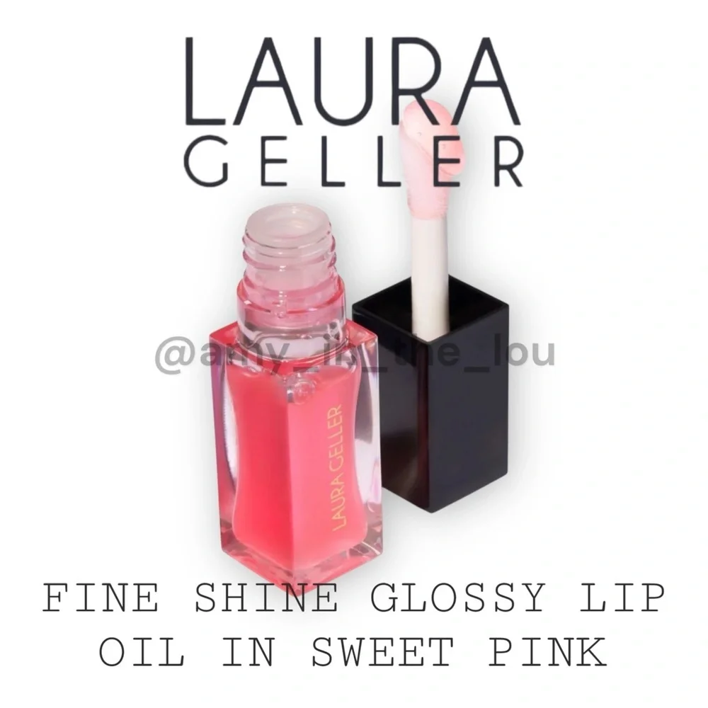 Laura Geller Fine Shine Glossy Lip Oil in Sweet Pink